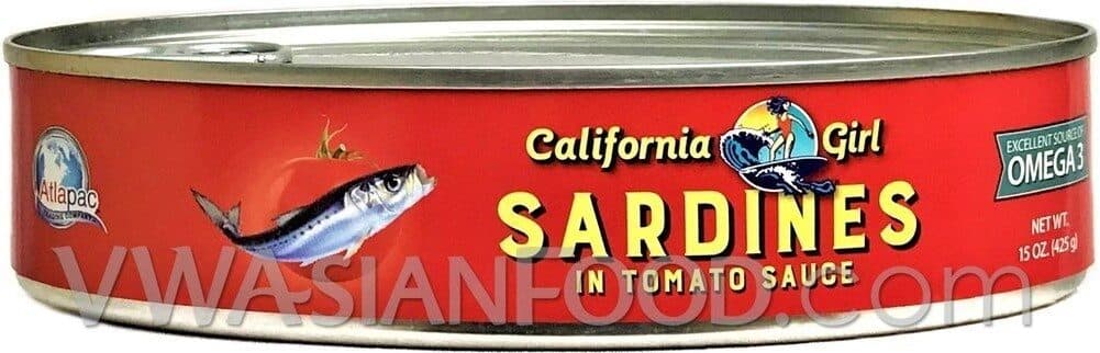 California Girl Sardines in Tomato Sauce packshot