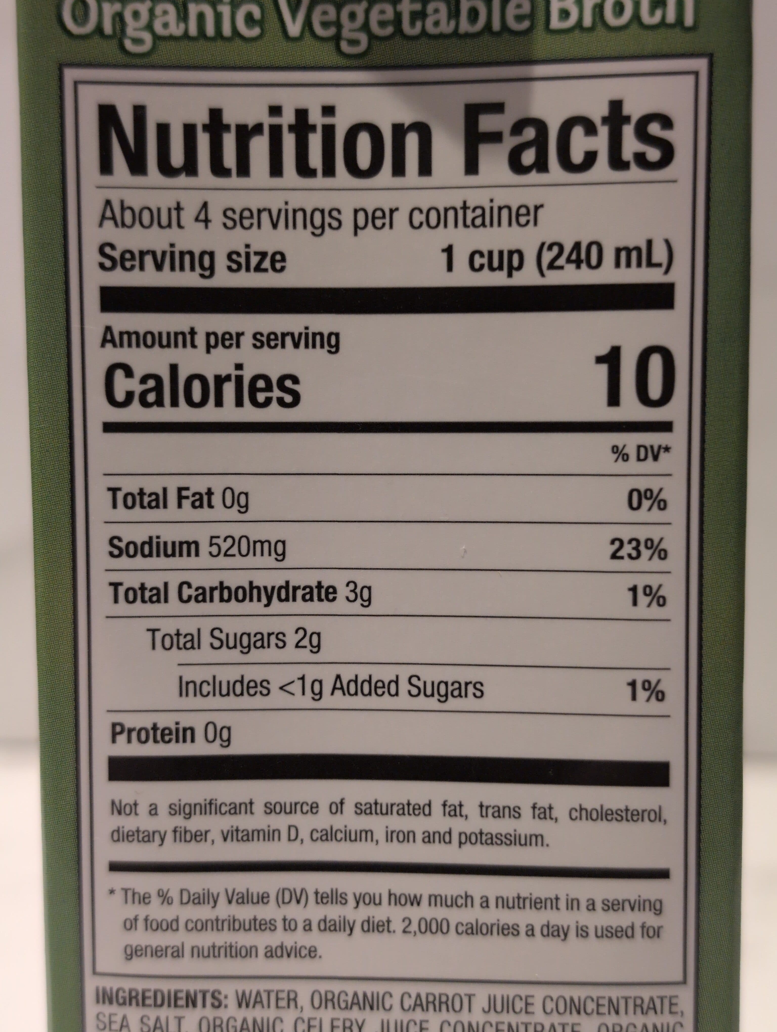 Pacific Pacific organic vegetable broth packshot