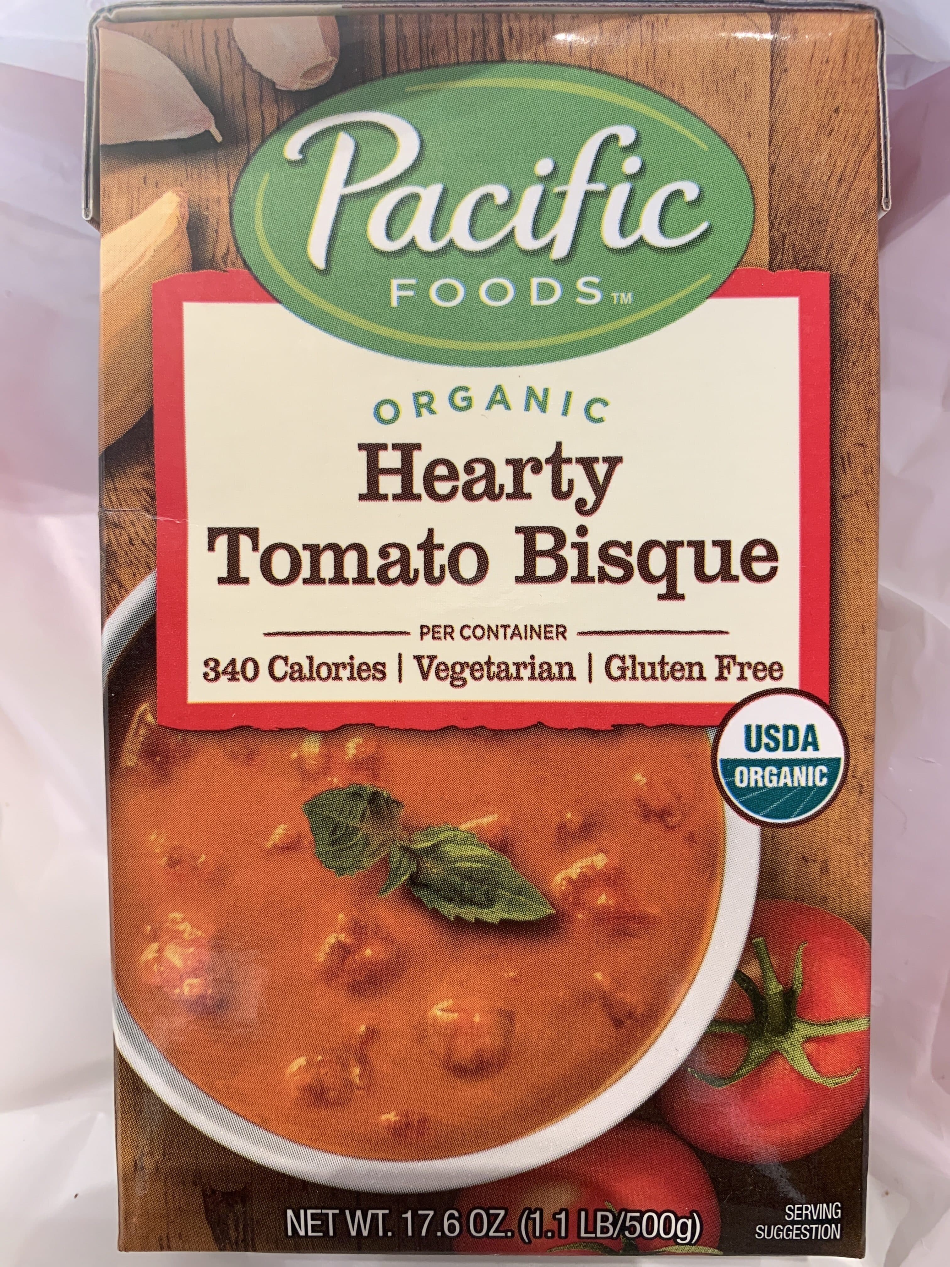 Pacific Foods Of Oregon Inc. Hearty Tomato Bisque packshot