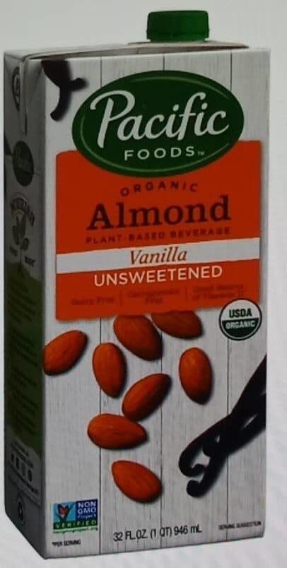 Pacific Organic Almond Milk Unsweetened Vanilla imp packshot