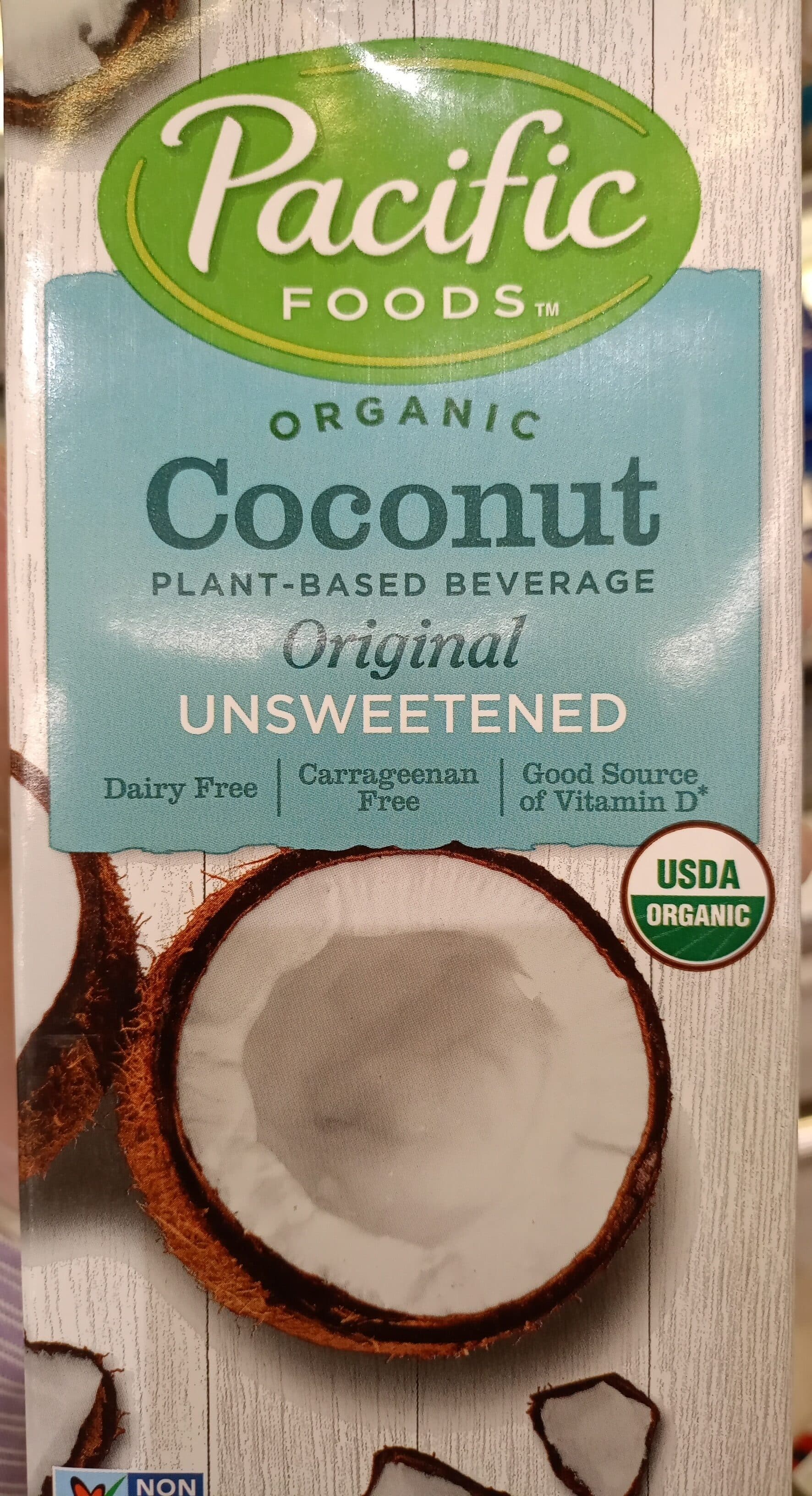 Pacific Foods Organic Unsweetened Coconut Milk Original packshot