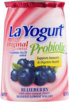 La Yogurt Probiotic blended lowfat yogurt blueberry packshot