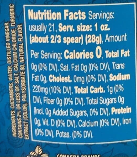 vlasic Kosher Dill Spears packshot