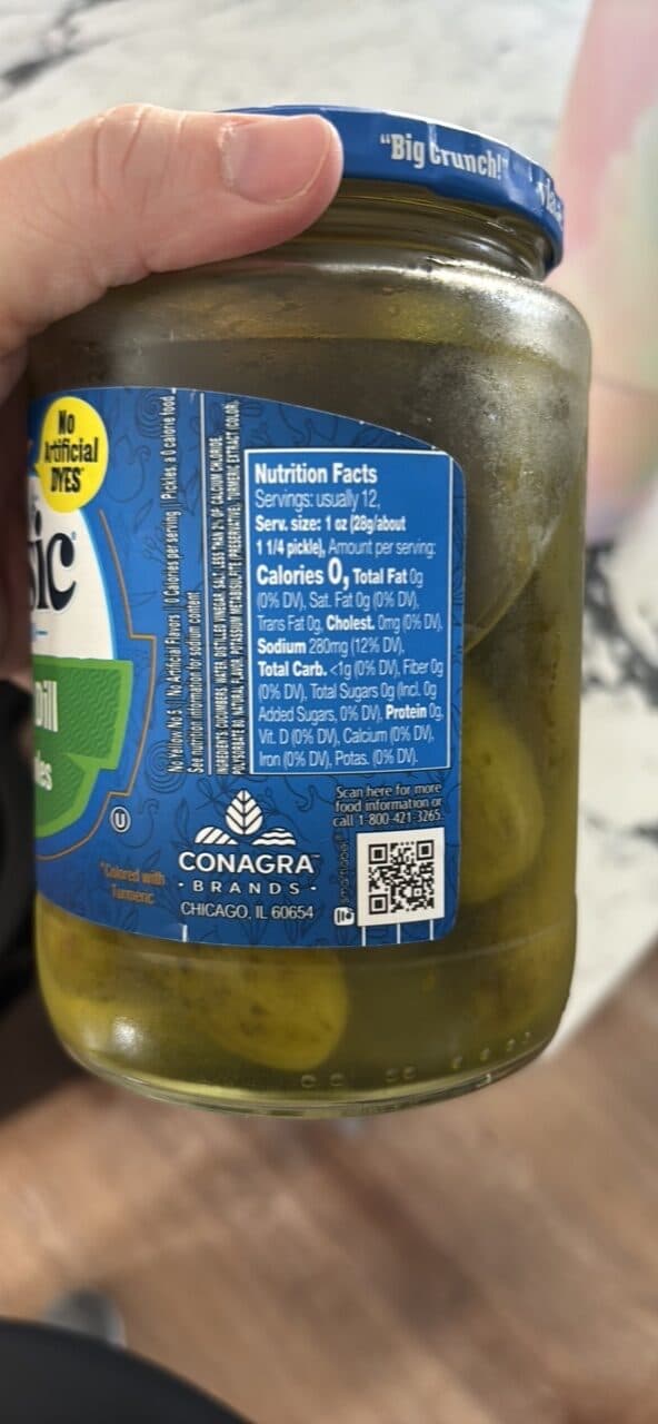 Vlasic Kosher Dill Baby Wholes packshot