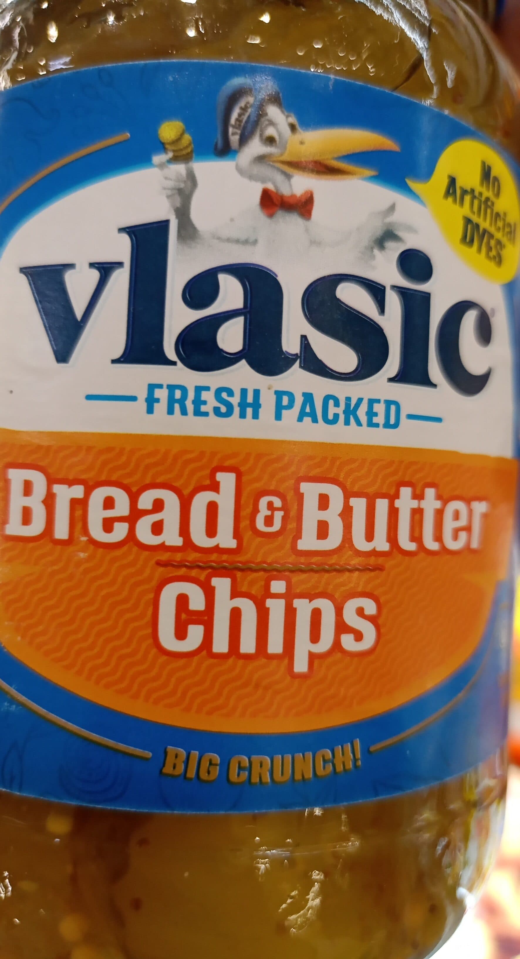 Vlasic Vlasic, bread & butter chips imp packshot