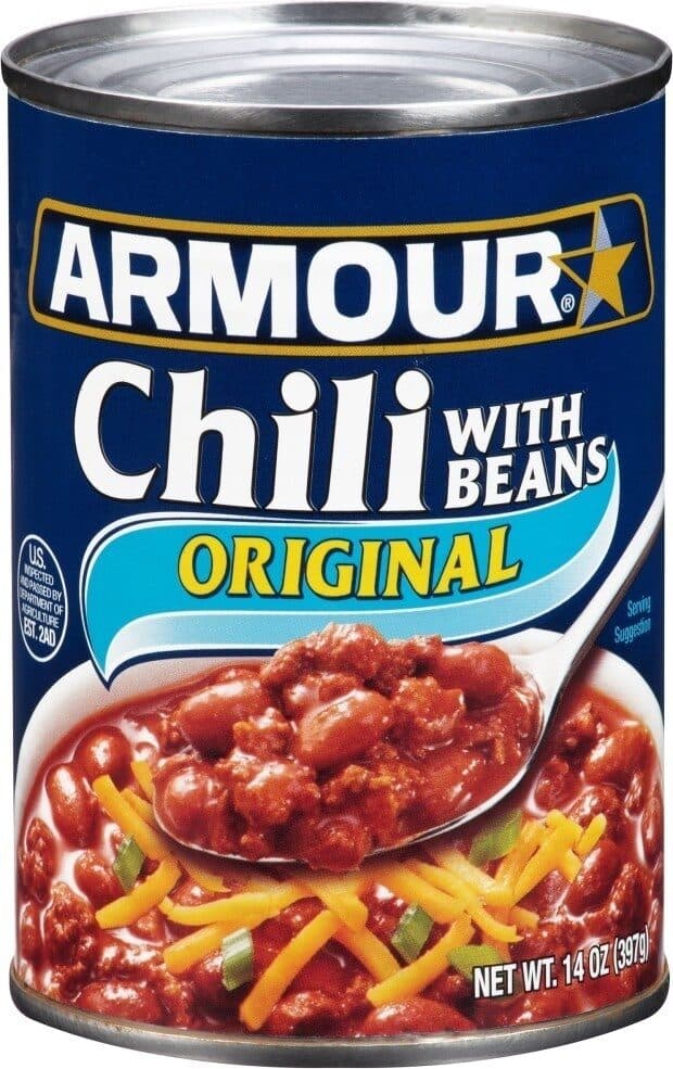 Armour Chili with beans packshot