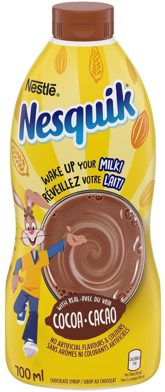 Nestlé Nesquik sirop chocolat packshot