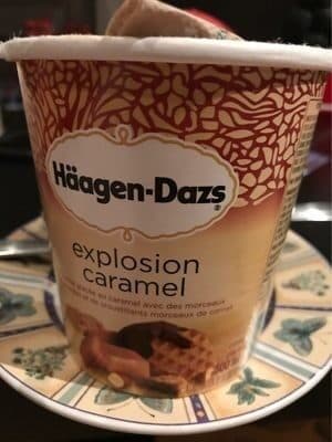 Häagen-Dazs Crème Glacée Extraas (explosion Caramel ) packshot