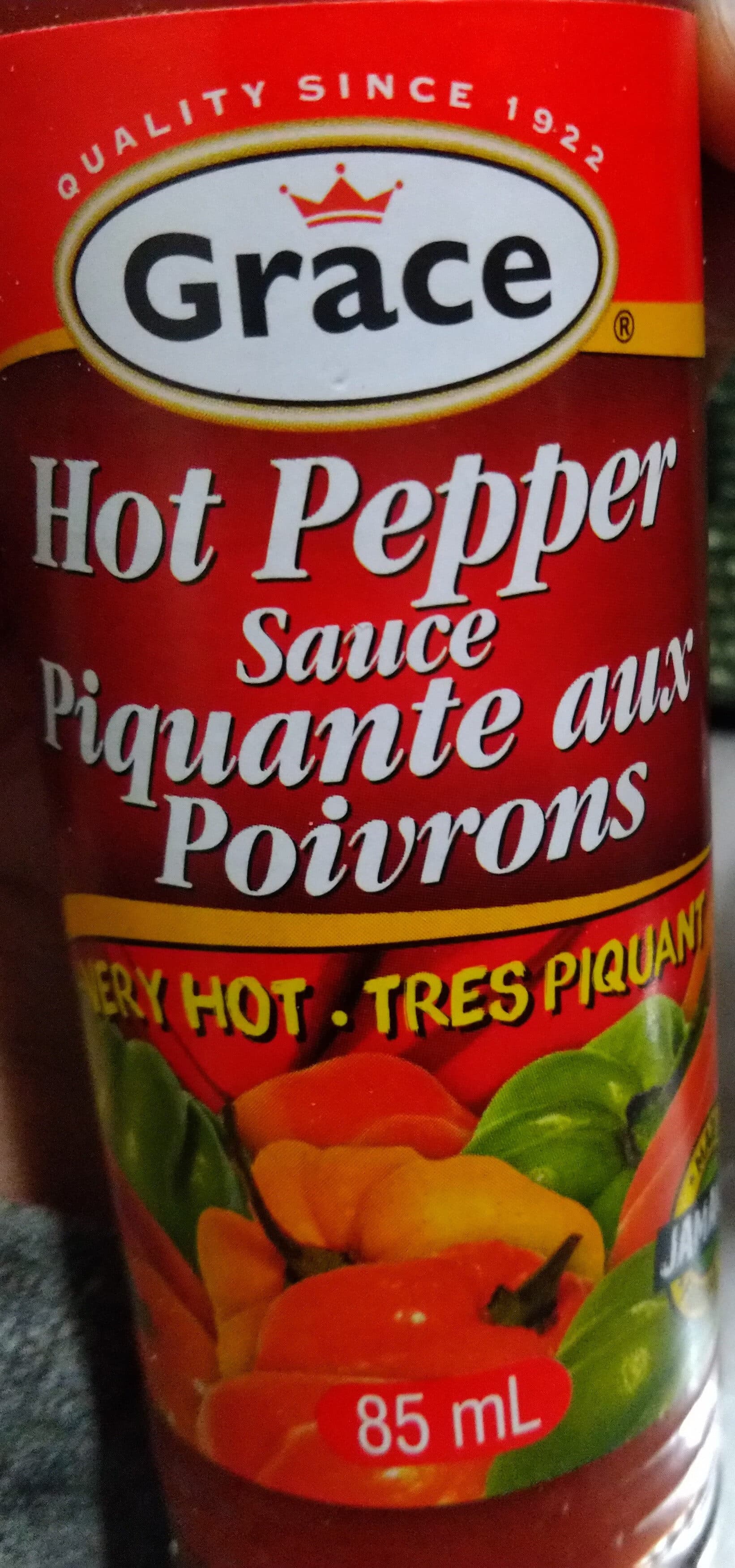 Grace Grace, hot pepper sauce, very hot packshot