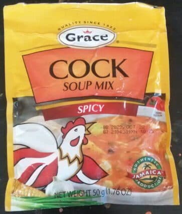 Grace Cock flavored soup mix, spicy packshot