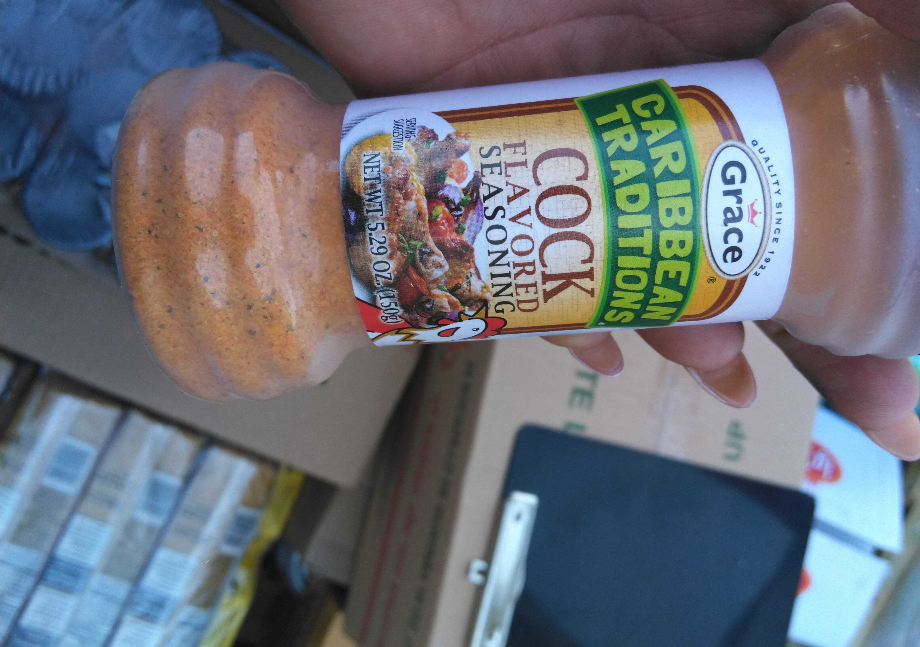 Grace Grace, caribbean traditions seasoning, cock packshot