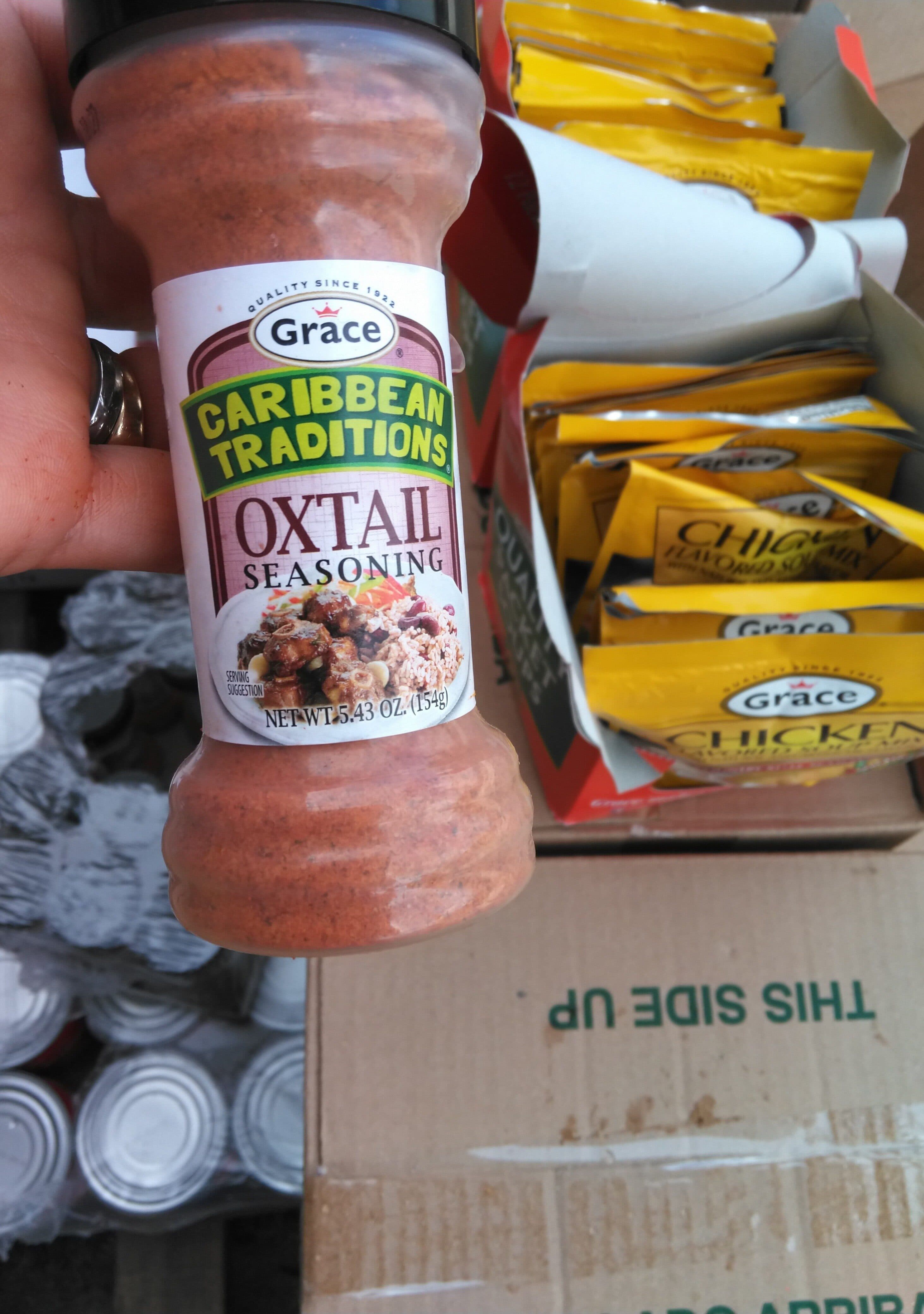 Grace Grace, caribbean traditions, oxtail seasoning packshot