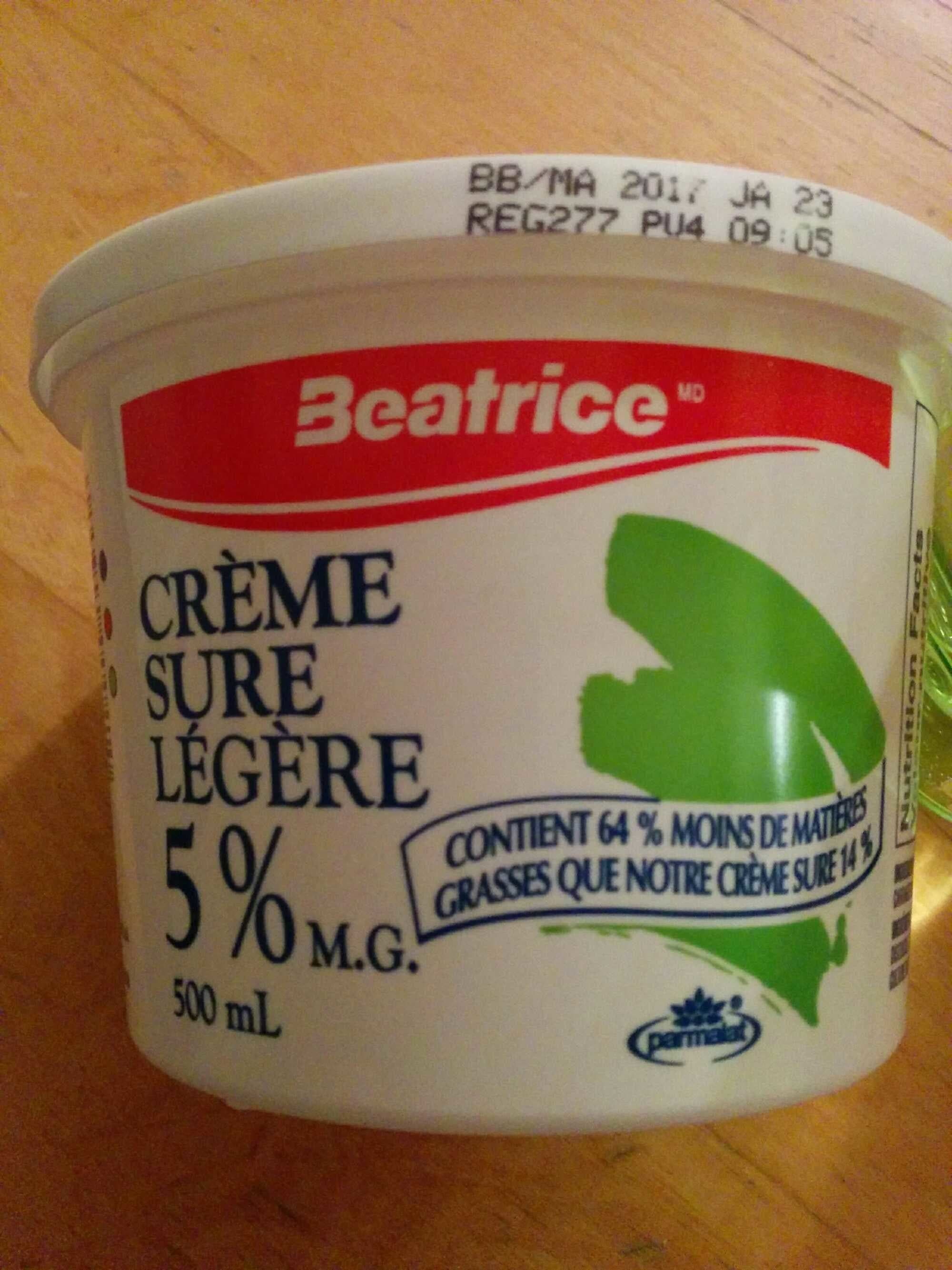 Beatrice Crème sure légère packshot