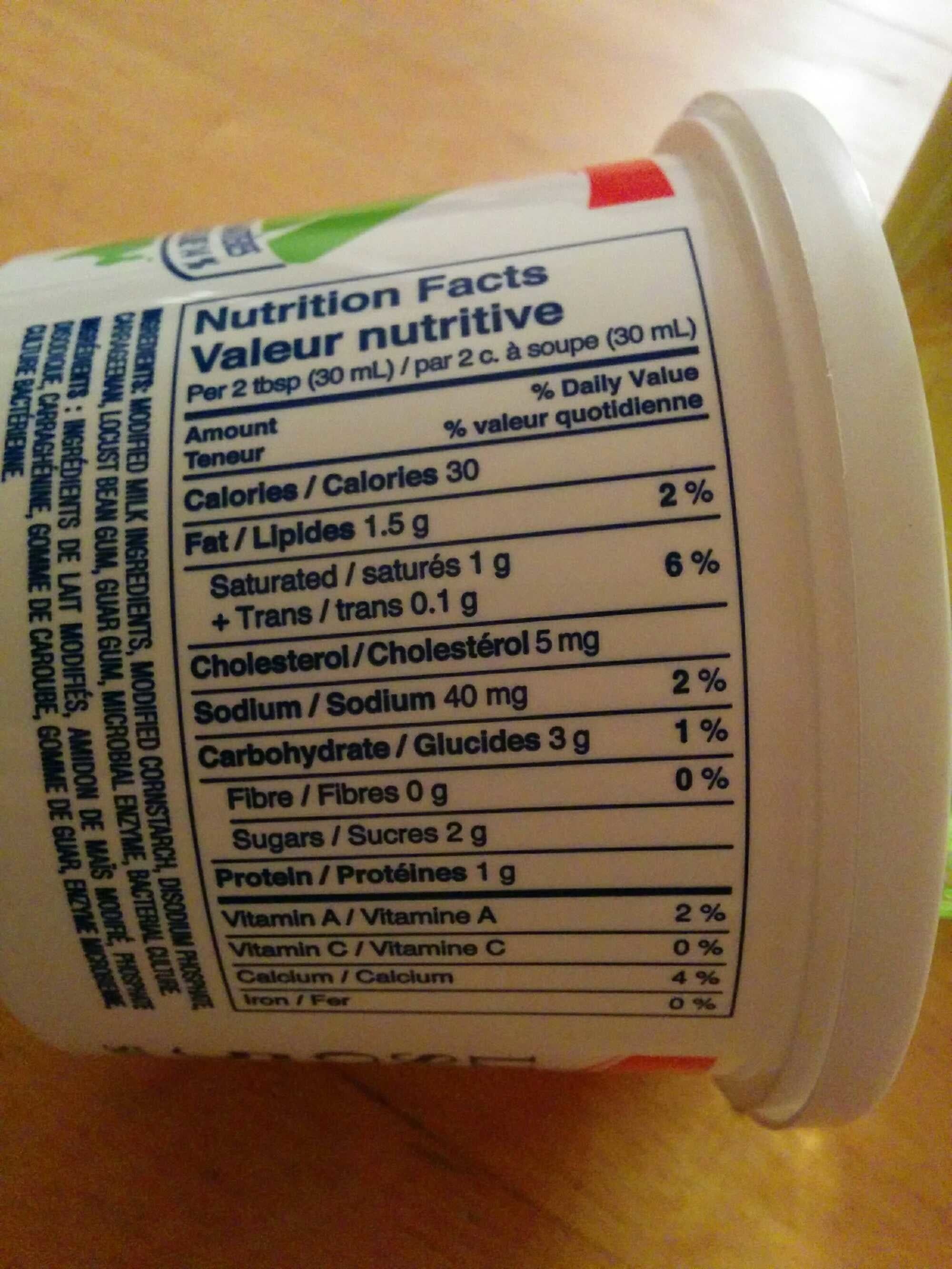 Beatrice Crème sure légère packshot