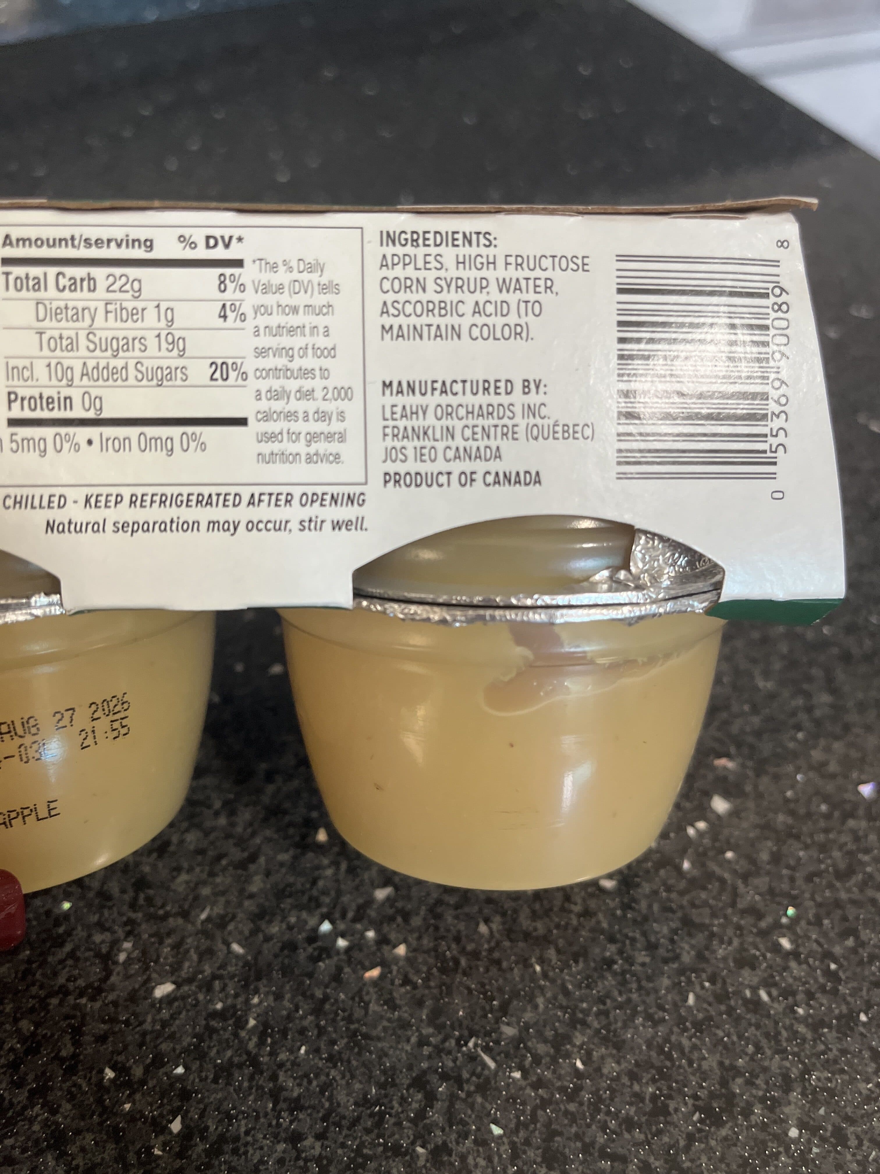 Applesnax Homestyle Applesauce packshot