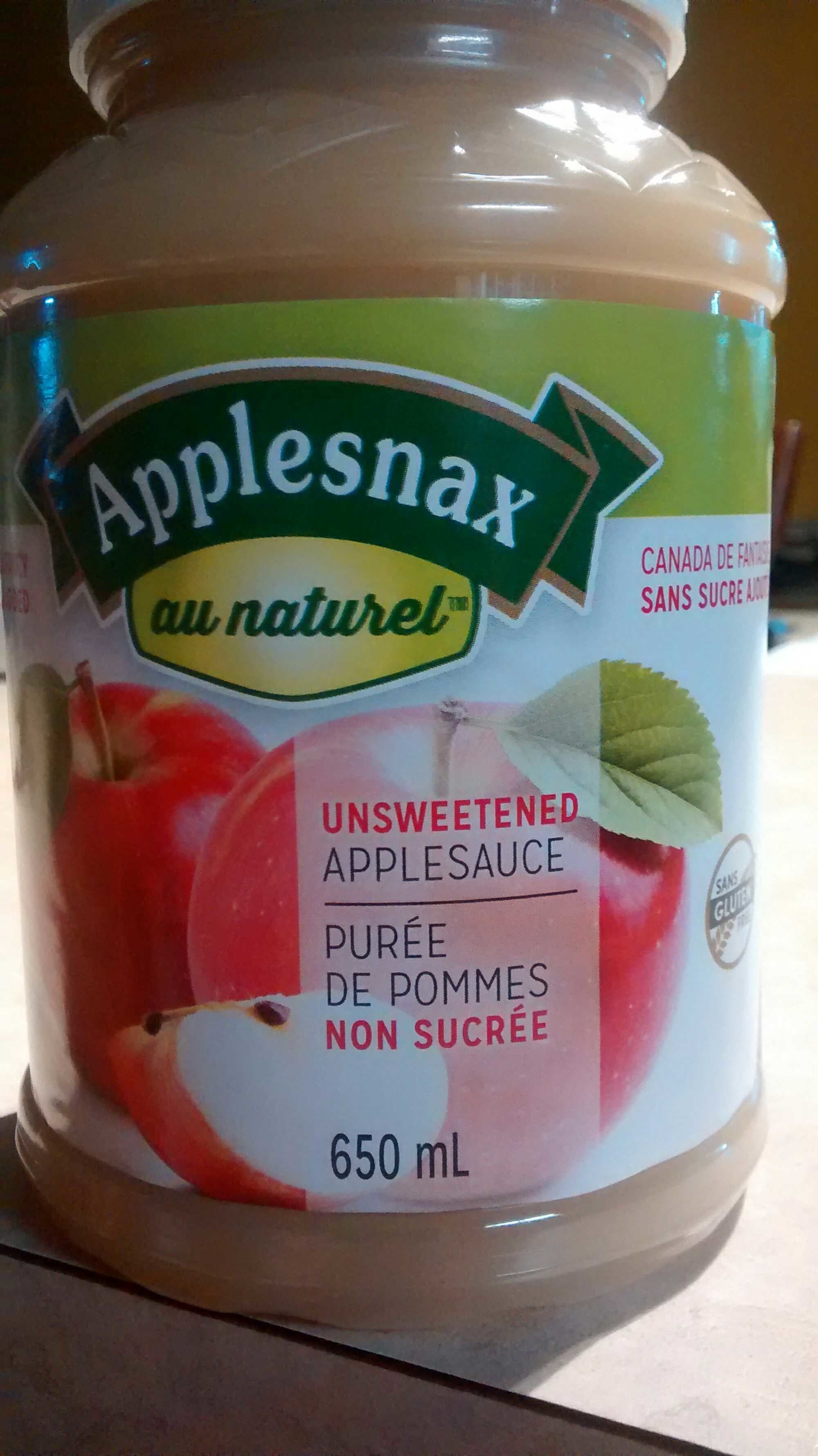 Applesnax Apple Sauce unsweetened packshot