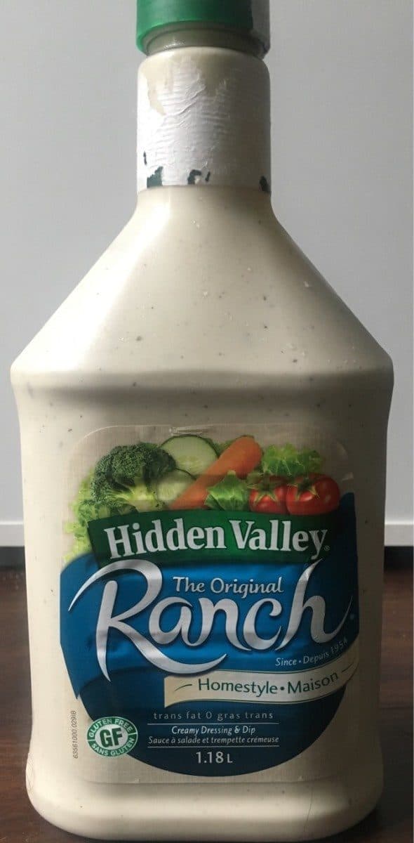 Hidden Valley The original ranch packshot