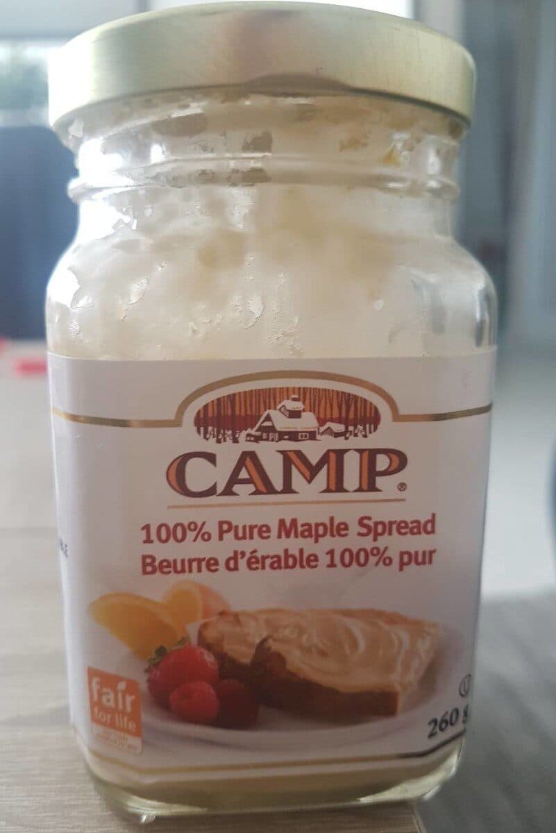 Camp 100% Pure Maple Spread packshot