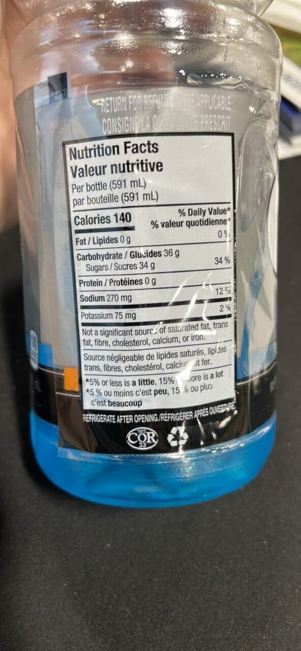 Gatorade Cool Blue packshot