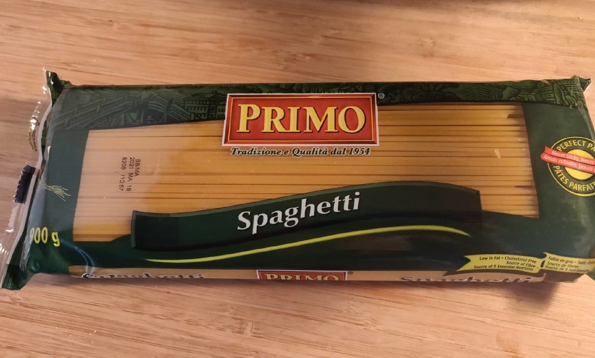 PRIMO Spaghetti packshot