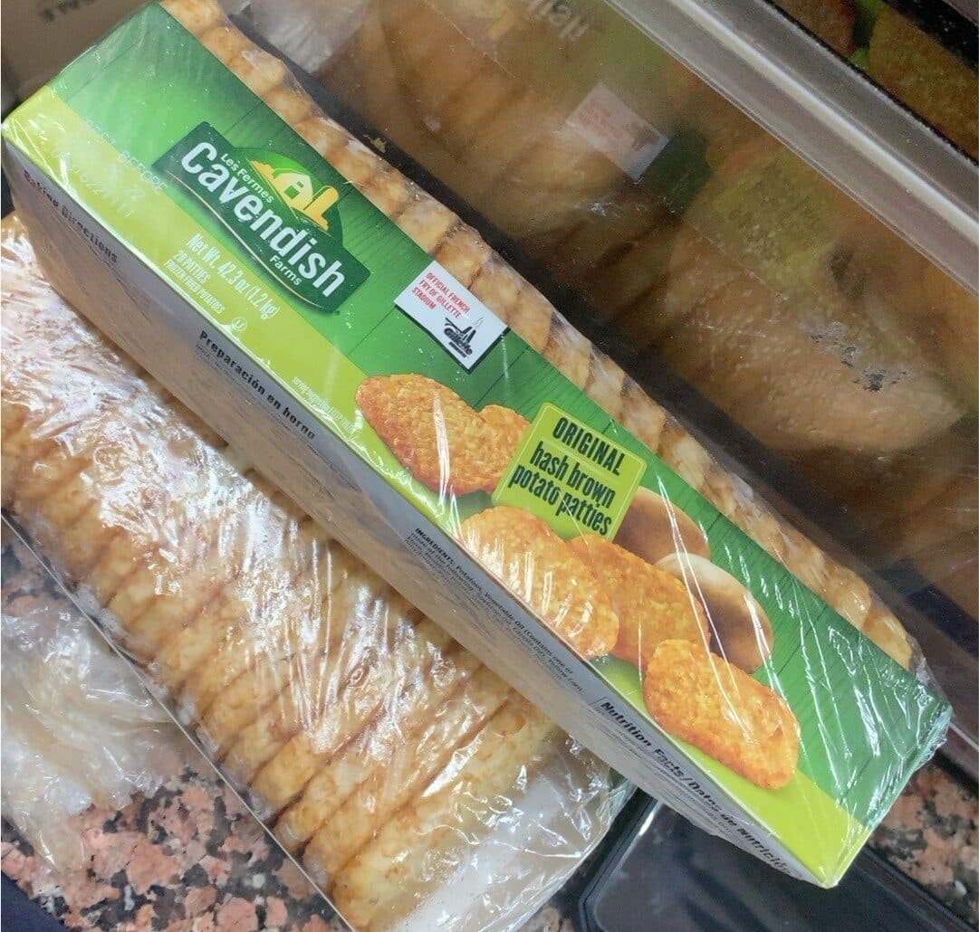 Cavendish Hash brown packshot