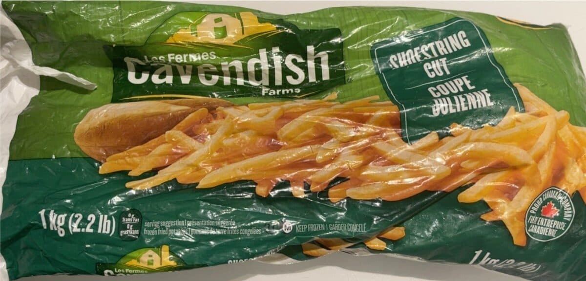 frites 2 x frites Les fermes cavendish packshot