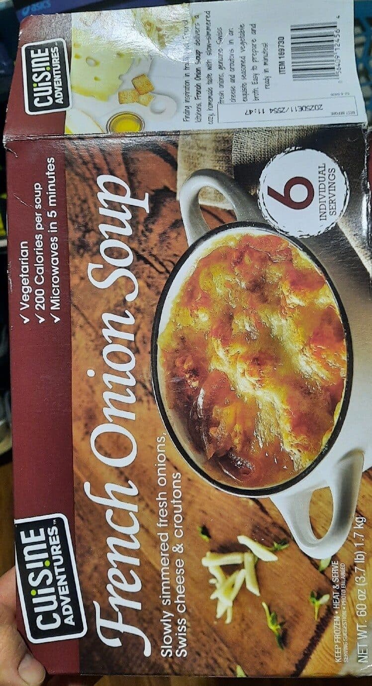 Cuisine Adventures French Onion Soup packshot