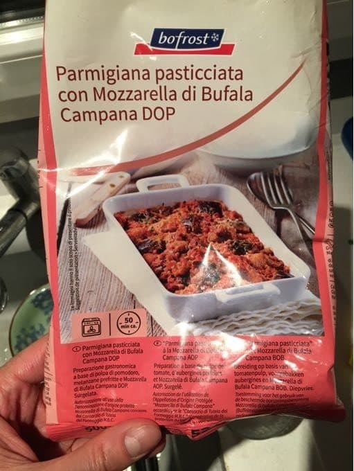 Bofrost Parmigiana Pasticciata (aubergines à la parmesane) packshot