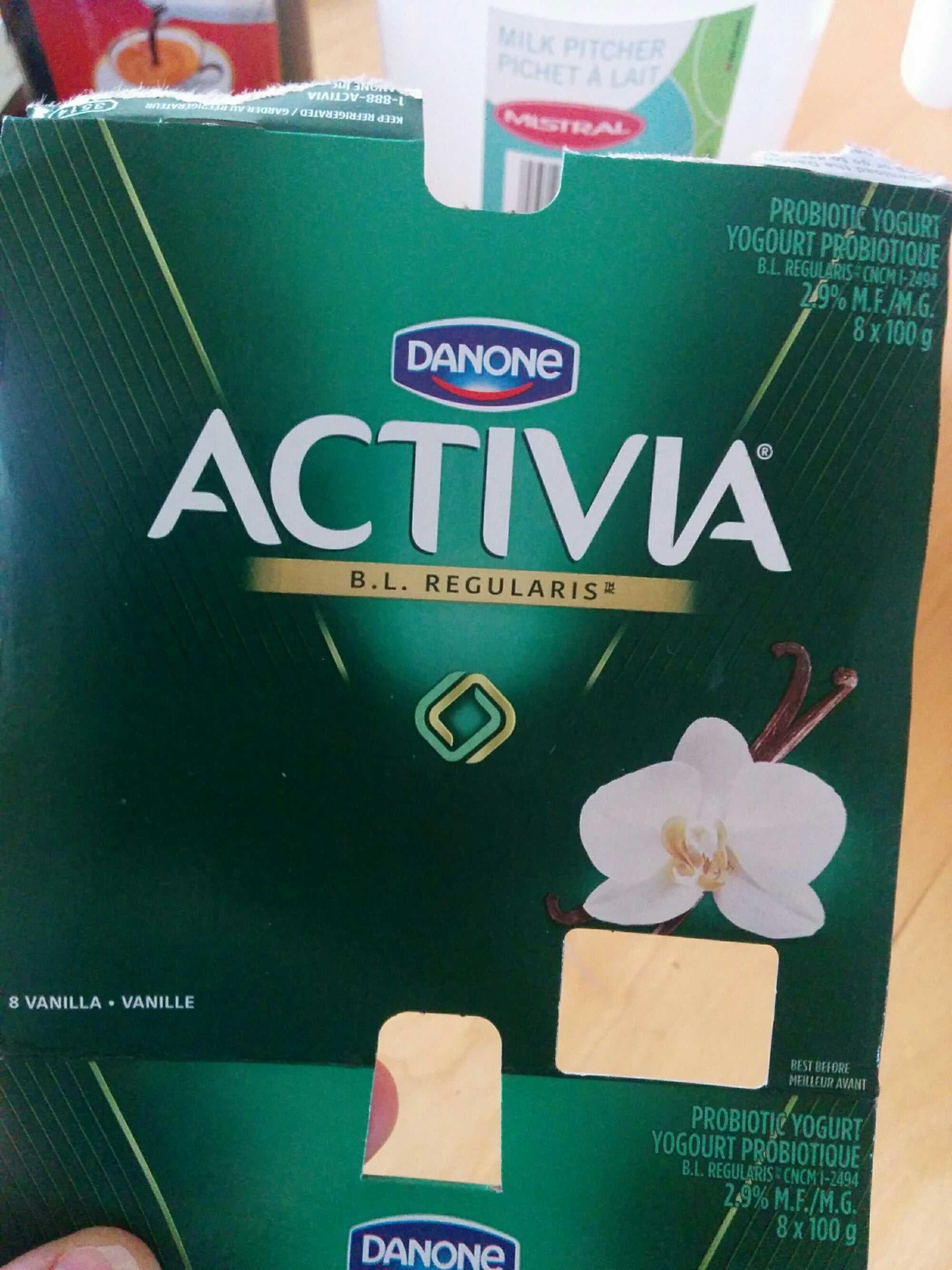 Danone Yogourt probiotique Activia Vanille2,9 M.G. packshot