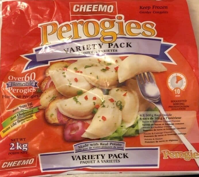 CHEEMO 🇨🇦 Perogies Variety 4-pack packshot