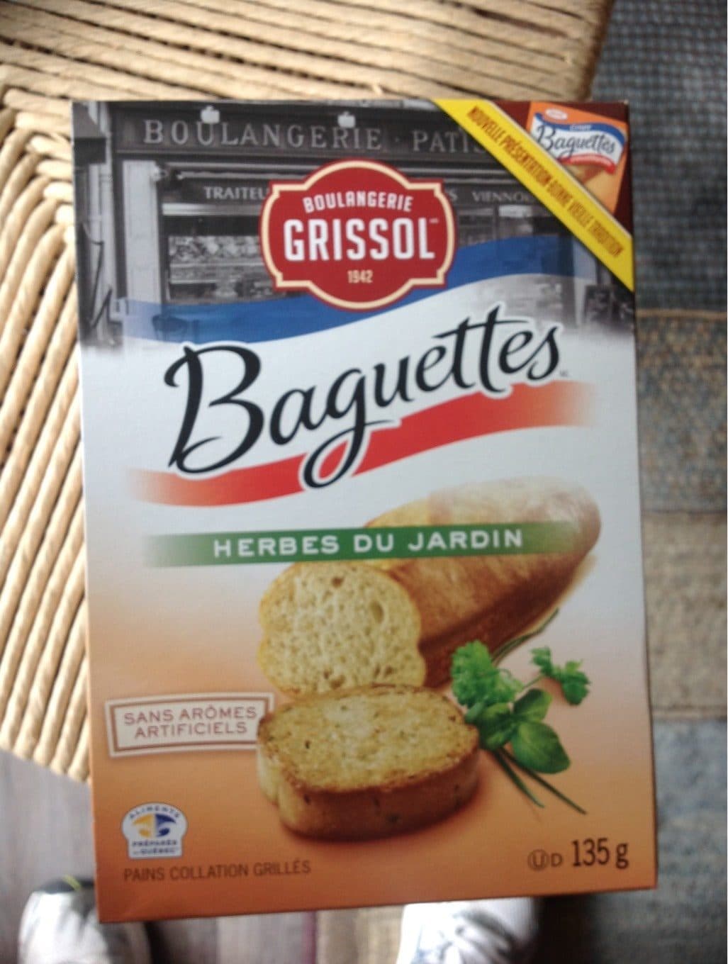 Grissol Baguettes Croustillantes (herbes Du Jardin) packshot