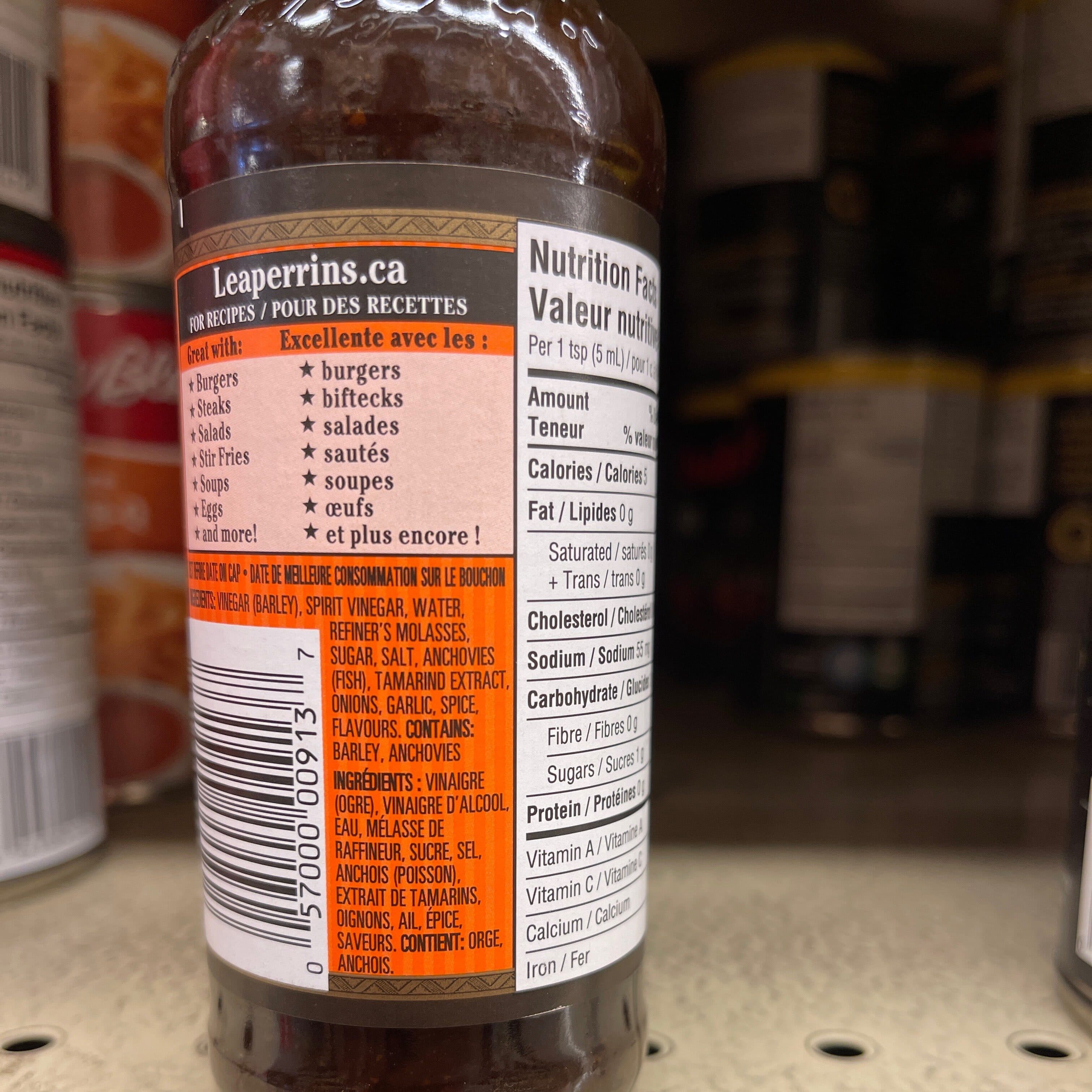 Lea & Perrins Worcestershire Sauce packshot