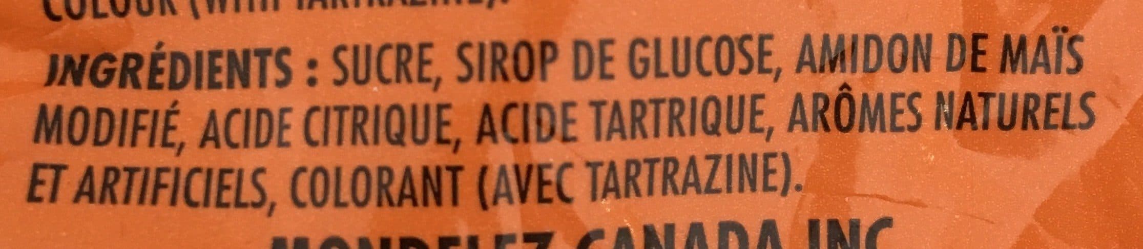 Open Food Facts Bonbons En Gelée Fuzzy Peach packshot