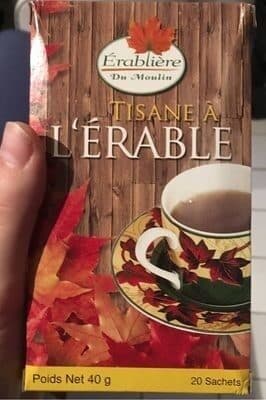 Etabliere du Moulin Tisane a l erable packshot