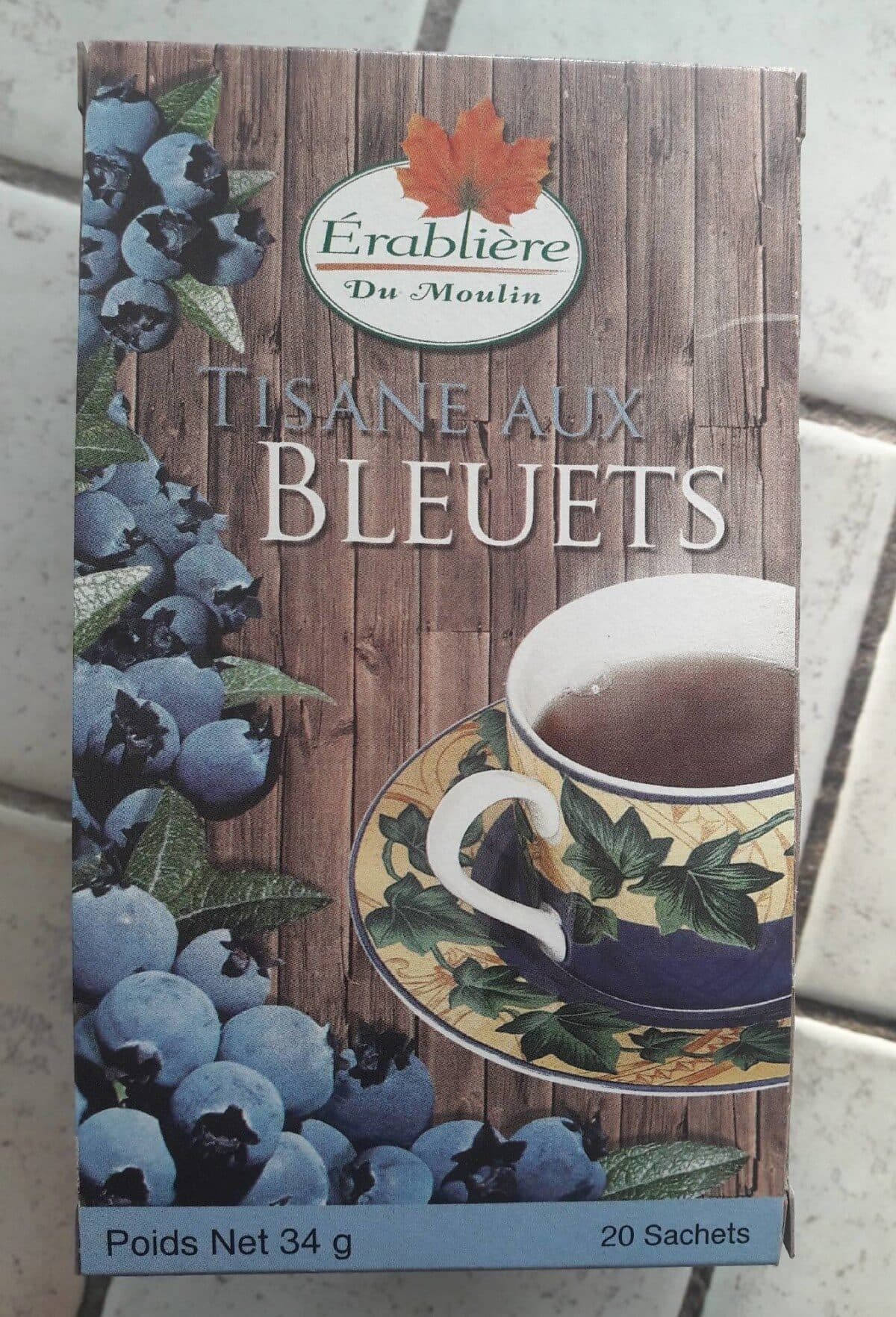 Open Food Facts Tisane aux bleuets packshot