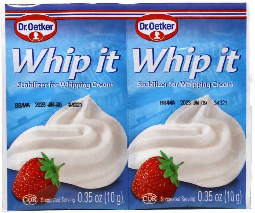 Dr. Oetker Dr.oetker, whip it, stabilizer for whipping cream packshot