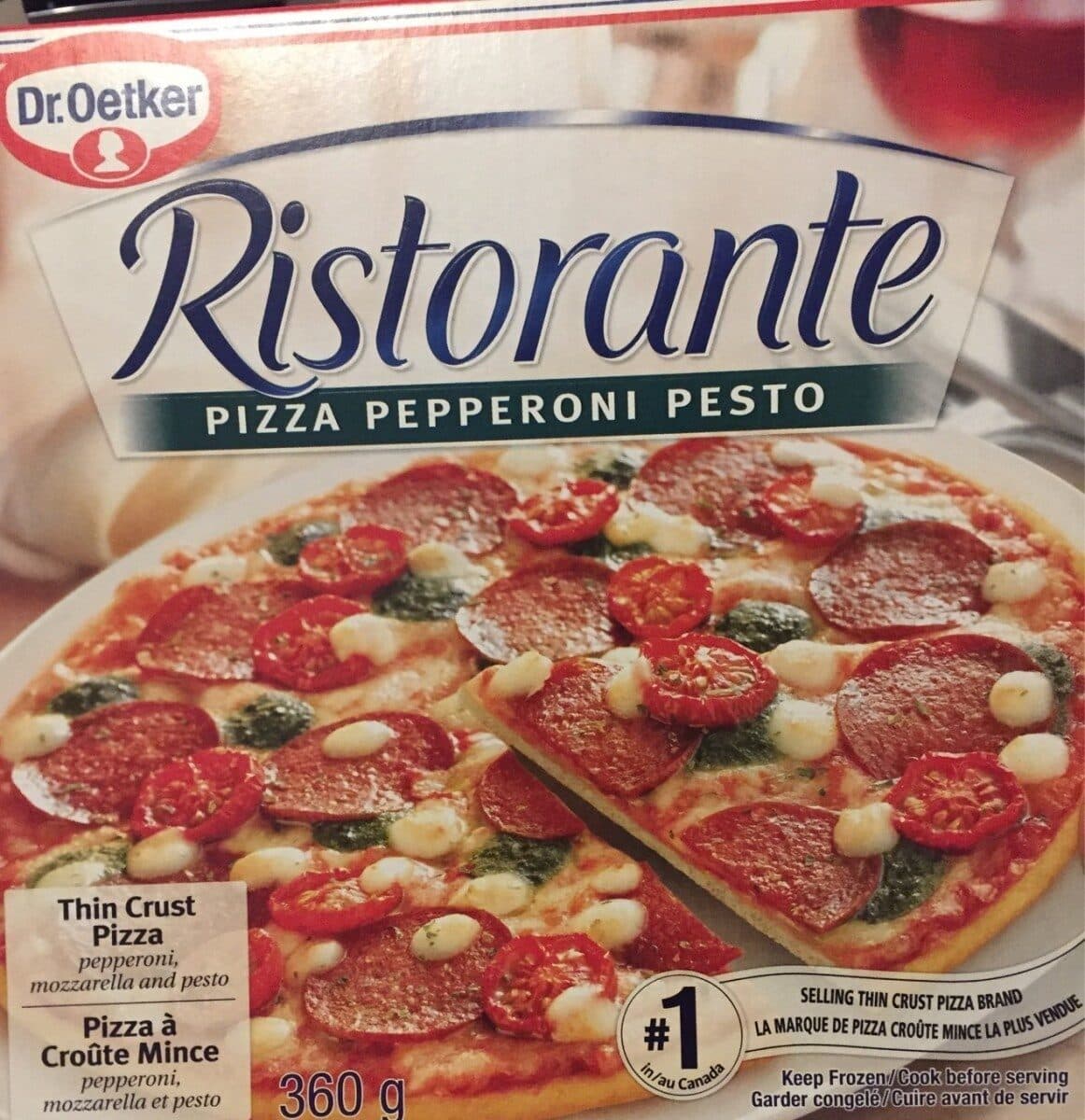 Dr. Oetker Ristorante Pizza Pepperoni Pesto packshot