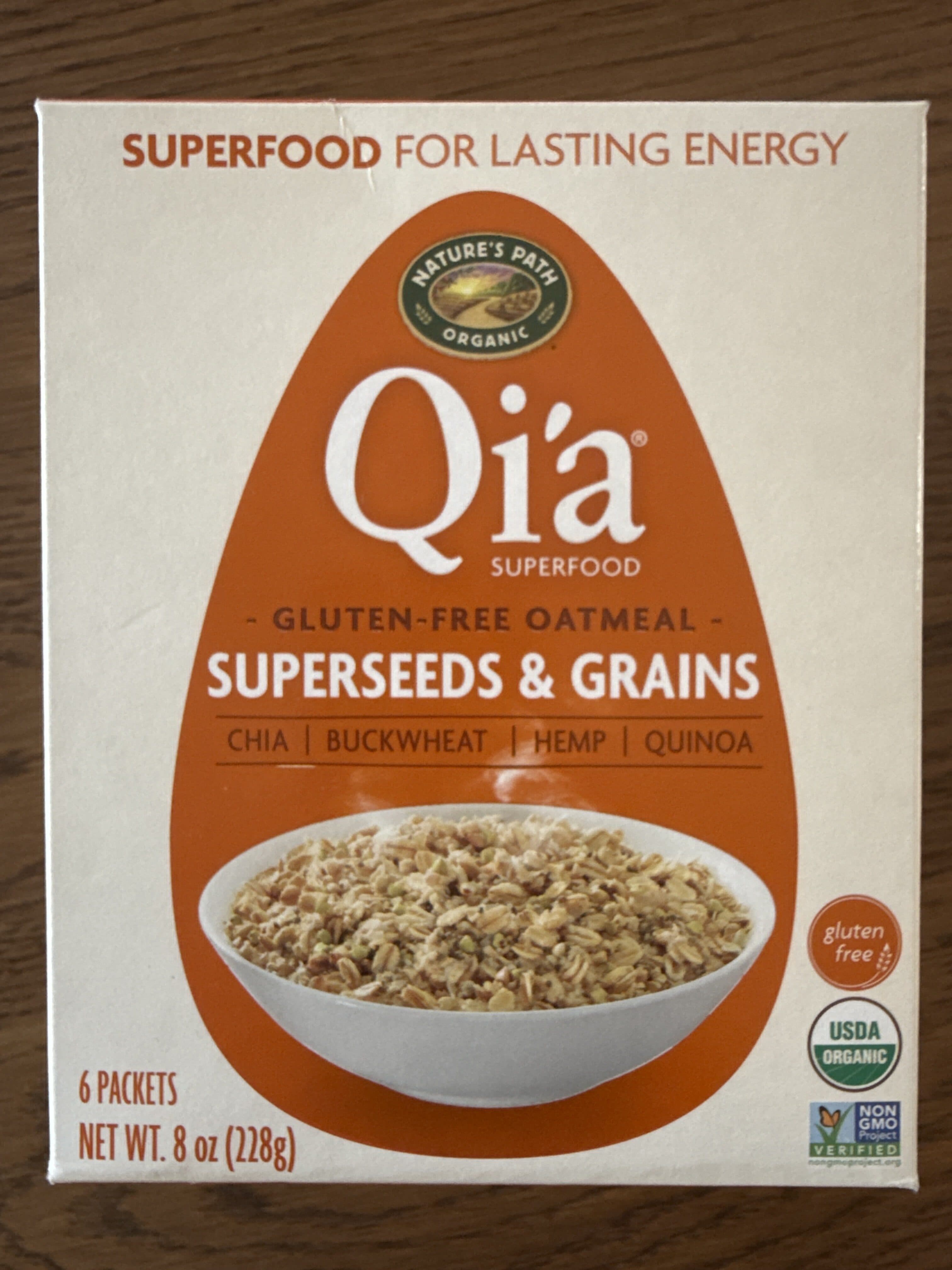 Nature's Path Qi'a Gluten-Free Oatmeal – Superseeds & Grains packshot