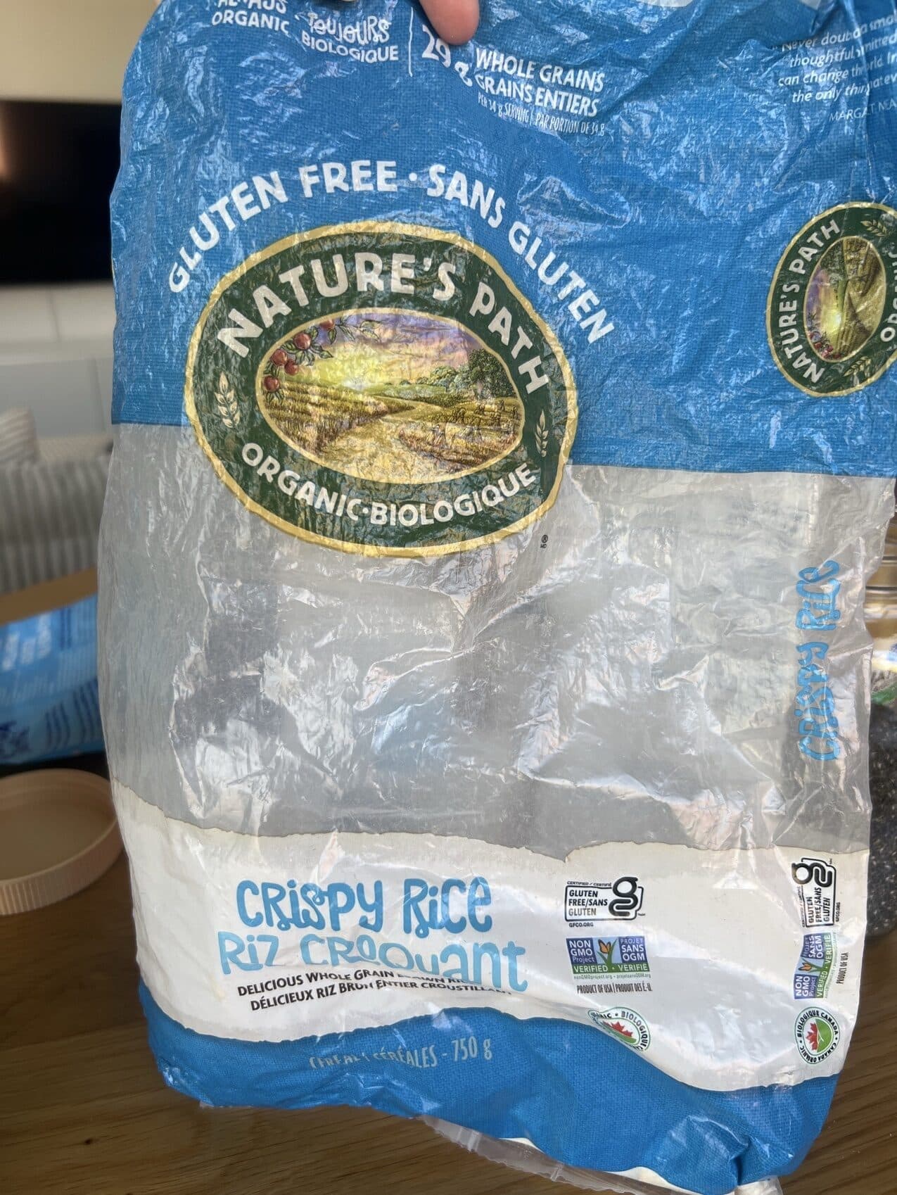 nature s path Crispy Rice Cereal packshot