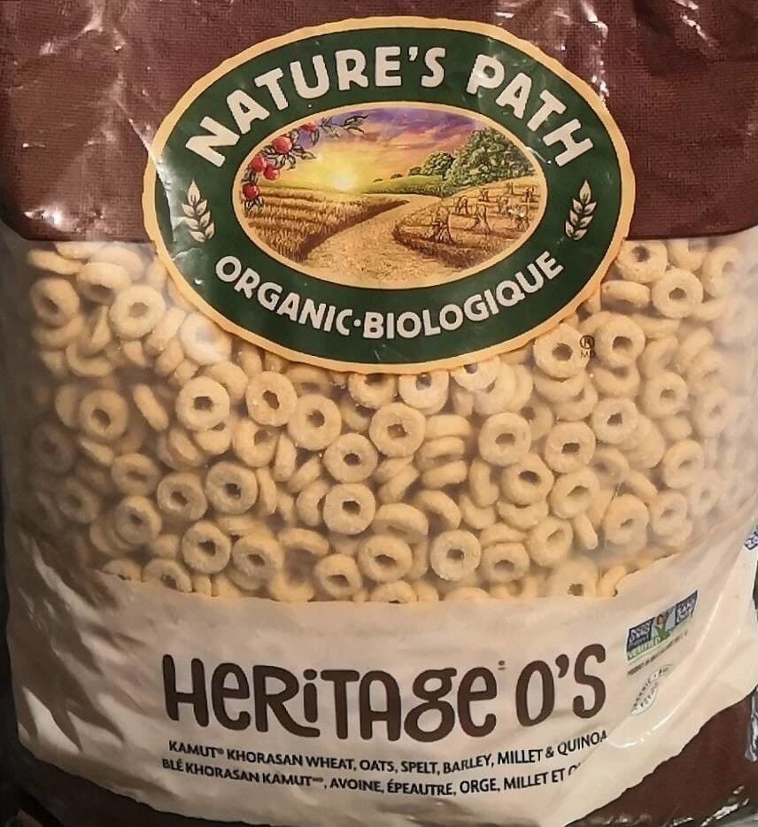 Nature's Path Heritage O's Cereal packshot
