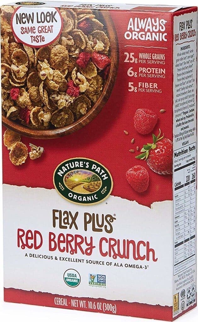 Nature's Path Flax Plus Red Berry Crunch Organic Cereal packshot