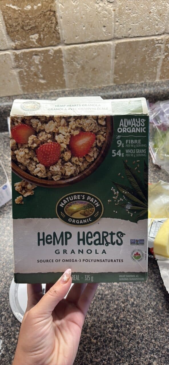 Nature's Path Organic Hemp Hearts Granola packshot