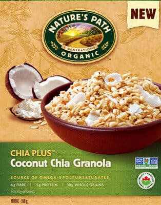 Nature's Path Coconut Chia Granola packshot