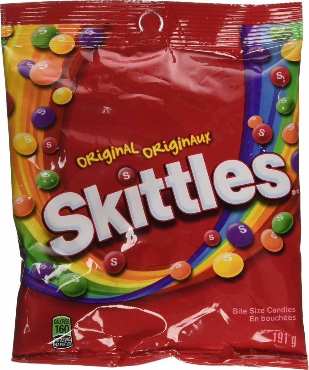 Skittles Original candy packshot