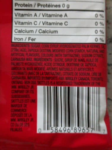 Skittles Original candy packshot