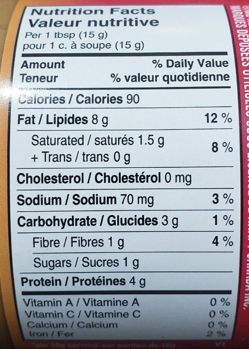 Open Food Facts Planters Crunchy Peanut Butter packshot