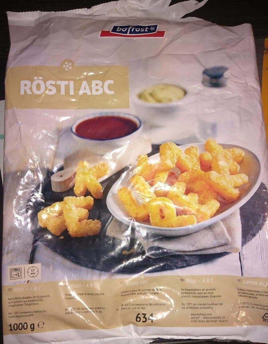 Bofrost Rosti ABC packshot