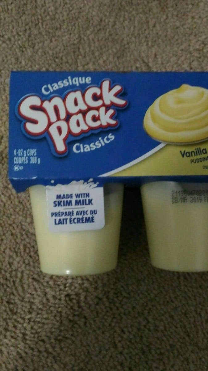 Open Food Facts Vanilla Pudding packshot