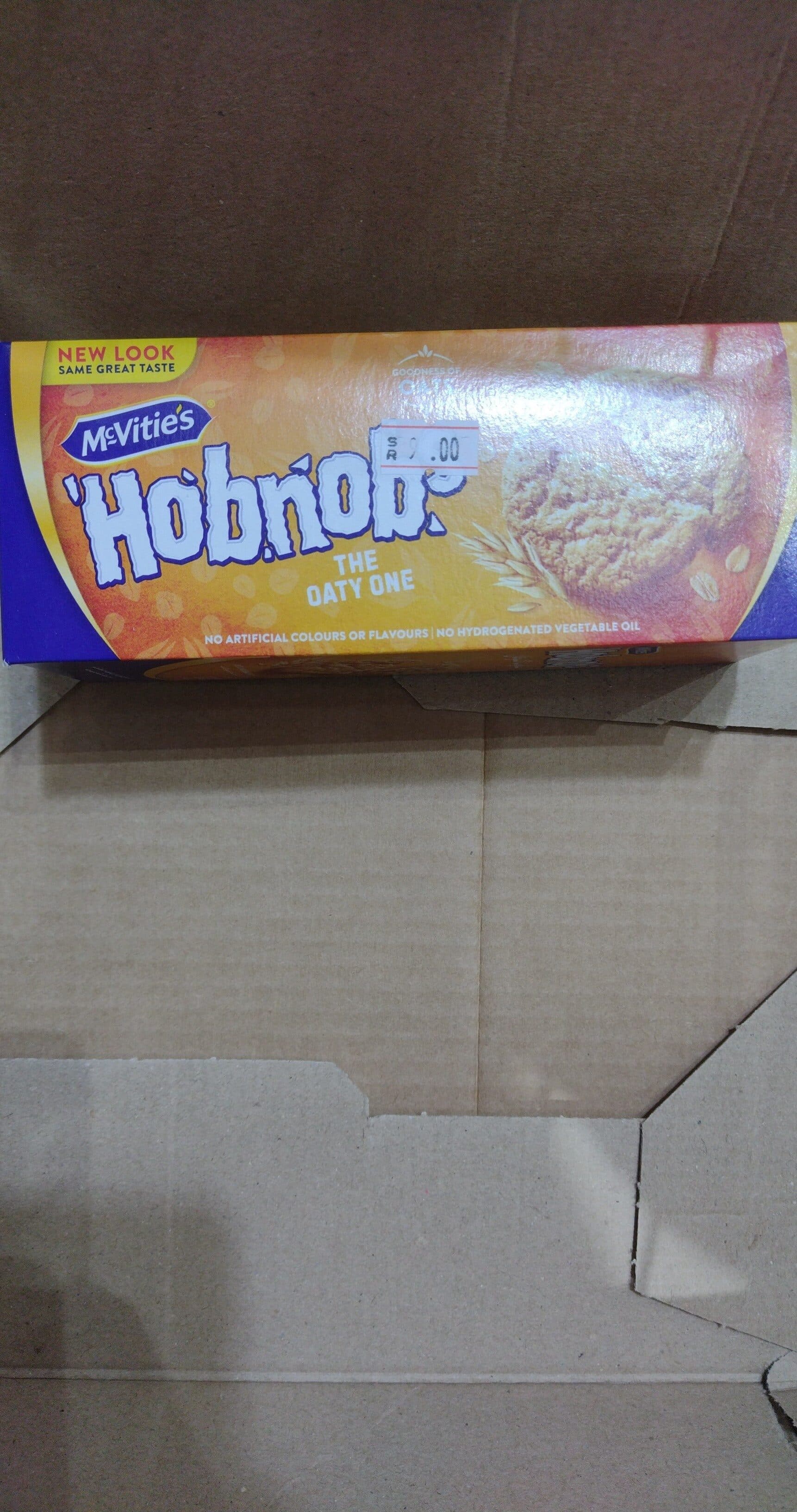 Mcvities Hobnobs Oats Biscuit packshot