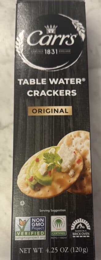 Carr's Table Water Crackers packshot
